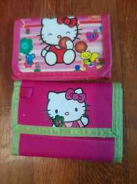 2 portfele hello kitty