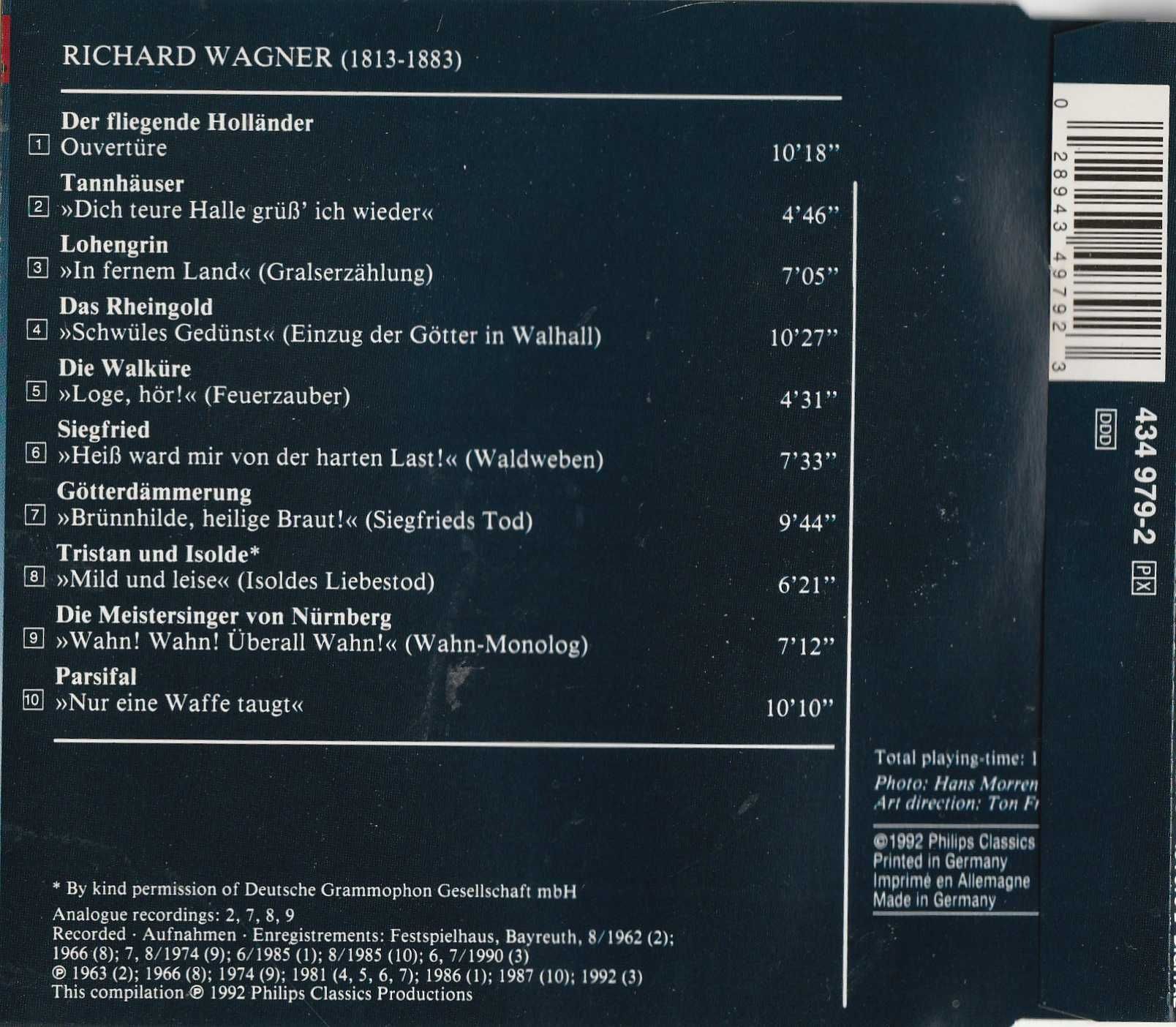 Richard Wagner Bayreuther Festspiele Höhepunkte