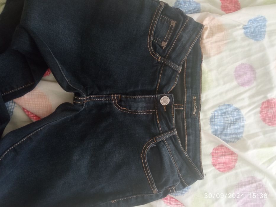 Calças de ganga elásticas