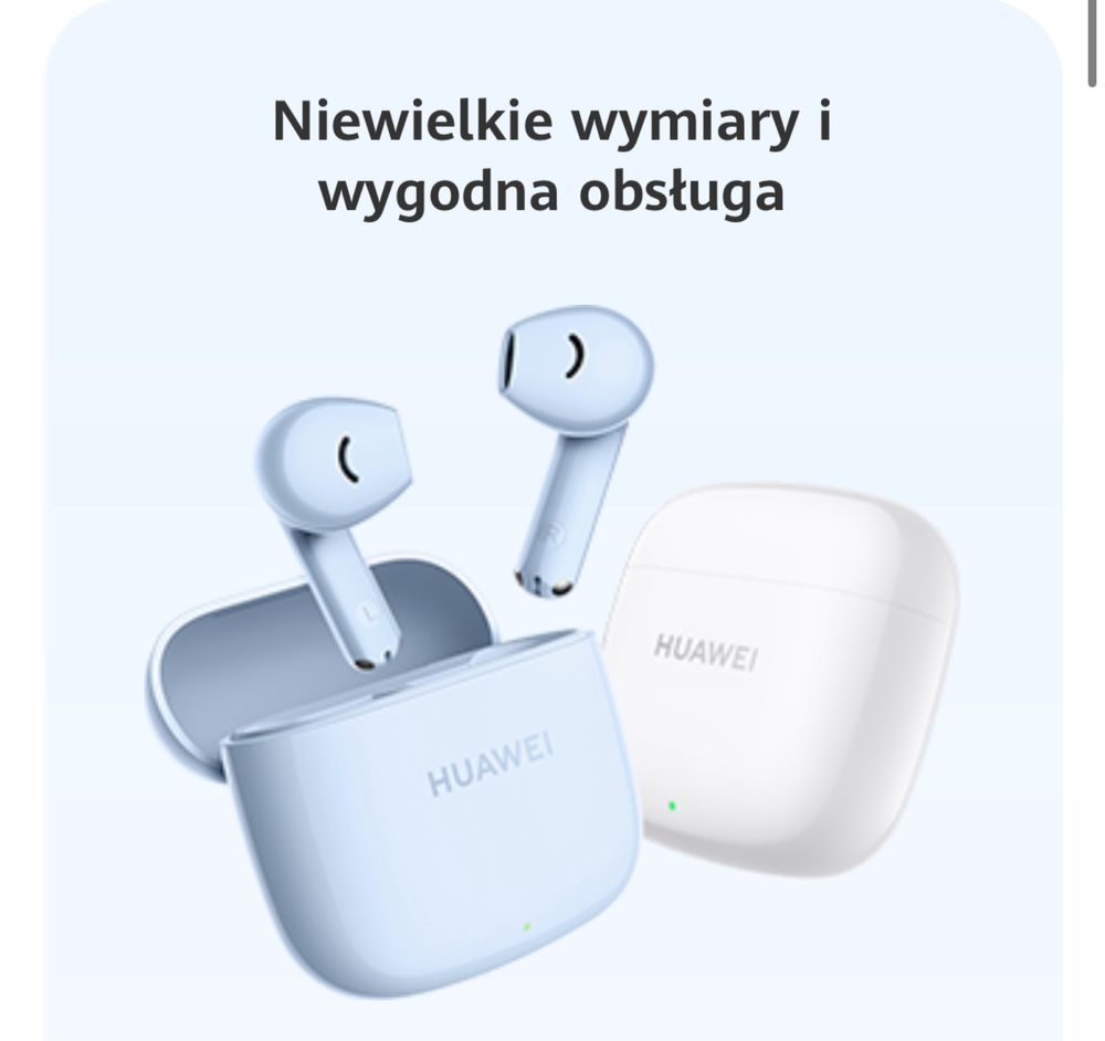 Sluchawki huawei freebuds se 2 nowe