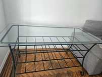 Mesa de jantar de vidro