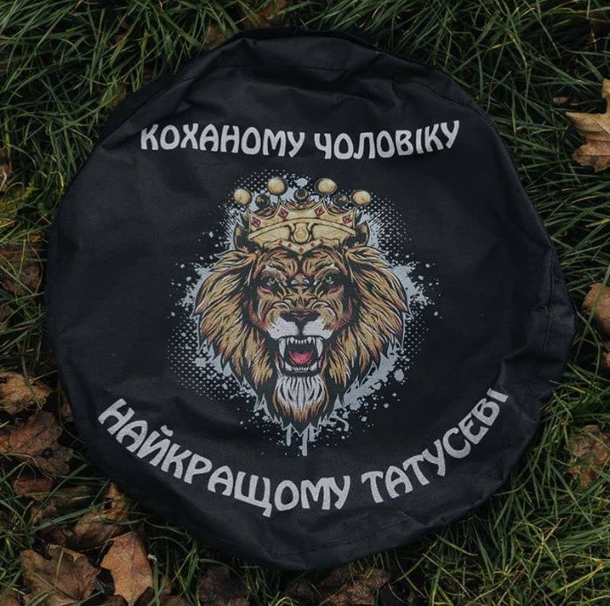 Сковорода з диска і кришка нержавійка з гравіюванням