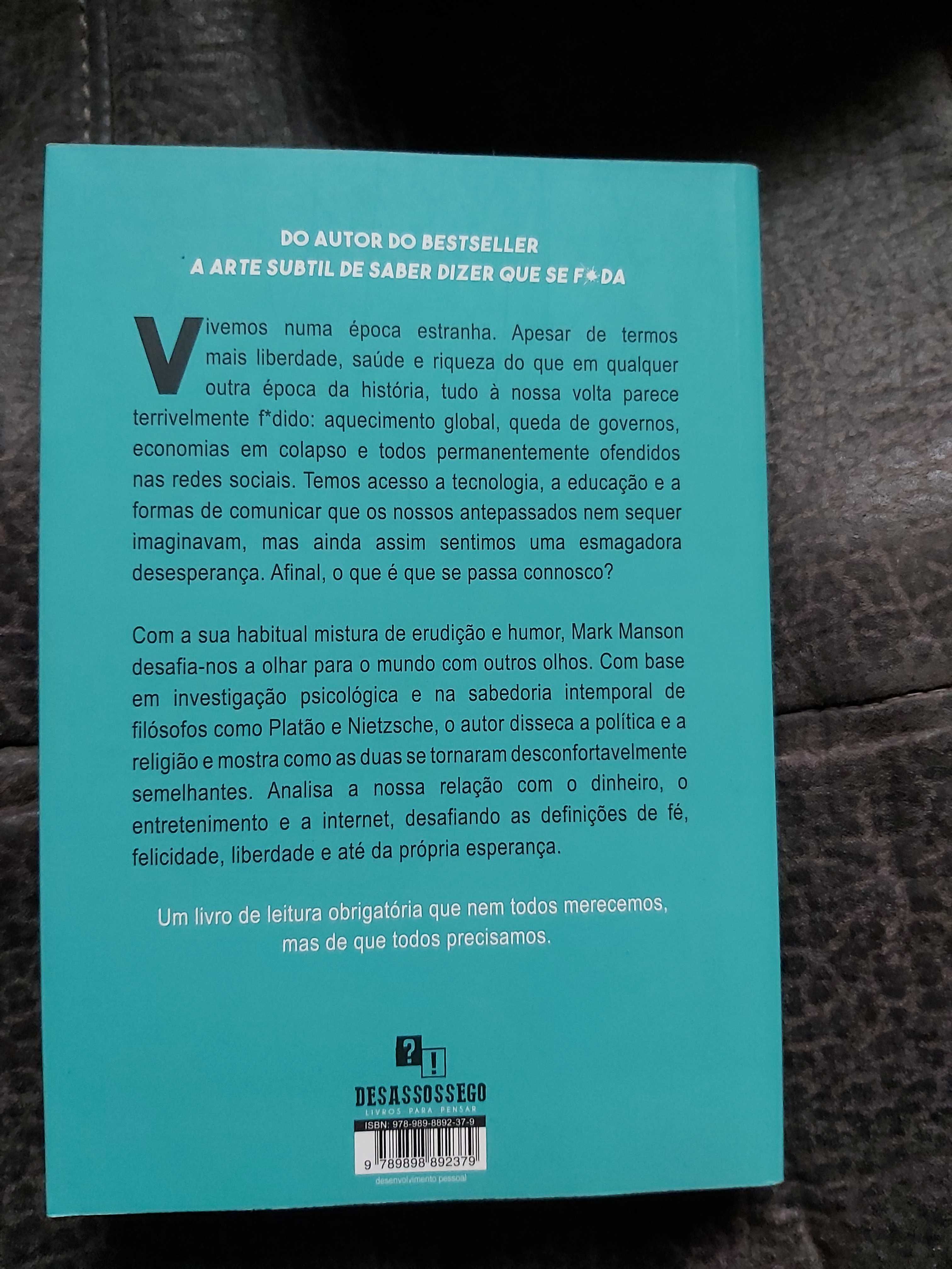 livro de Mark Manson