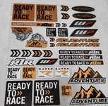 Pack de Autocolantes Adesivos para Ktm - Adventure