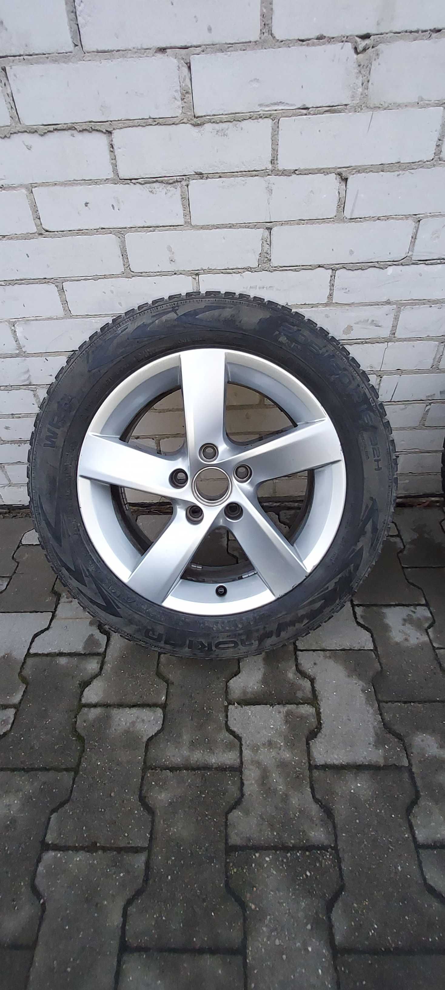 4 Felgi z oponami zimowymi do vw skoda 5×112 ET45 R16