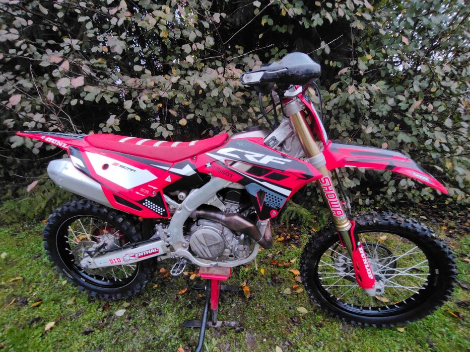Honda crf 450 stan bdb 2021r kontrola trakcji.(sxf,yzf,kxf)