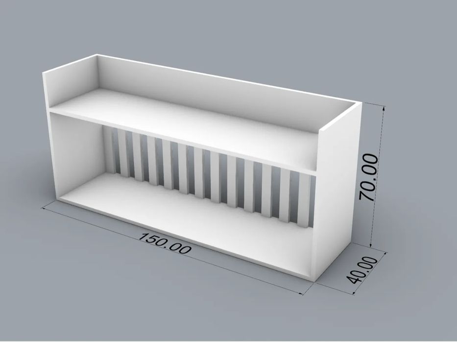 Mini Estante de Mesa Pequena de Dois Níveis