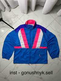 Vintage Reebok Windbreaker Jacket Adult Large Full Zip Hoodie 90s