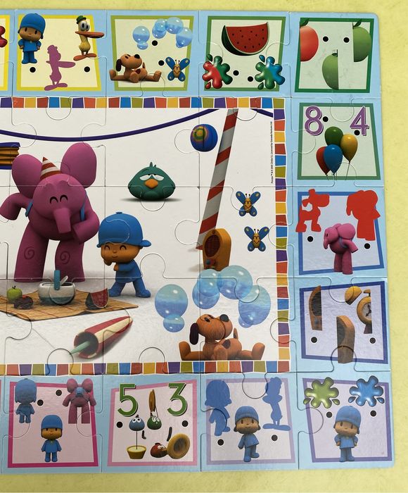 Pocoyo Puzzle de chão extra grande 35 peças Jogo logica