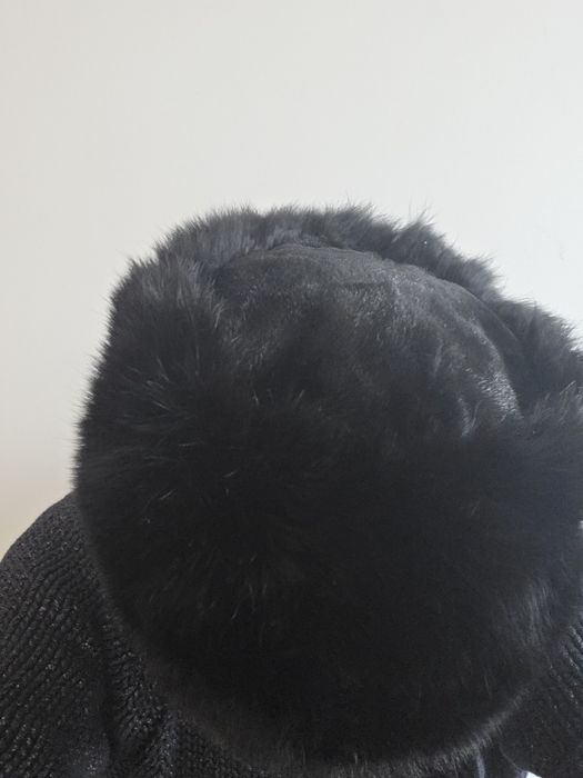 Czapka toczek z futra krolika, nieuzywana