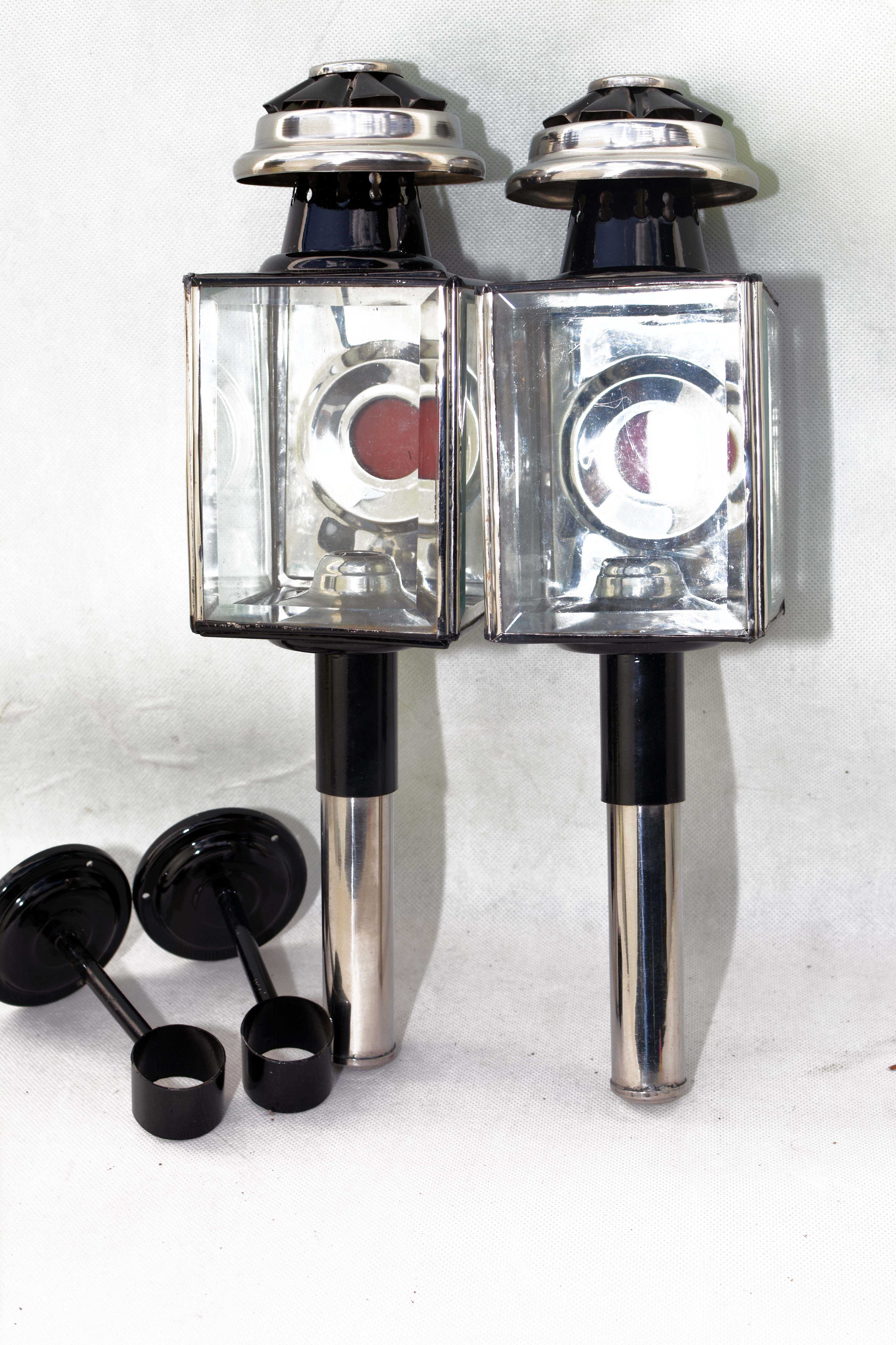 Lampy do bryczki powozu .