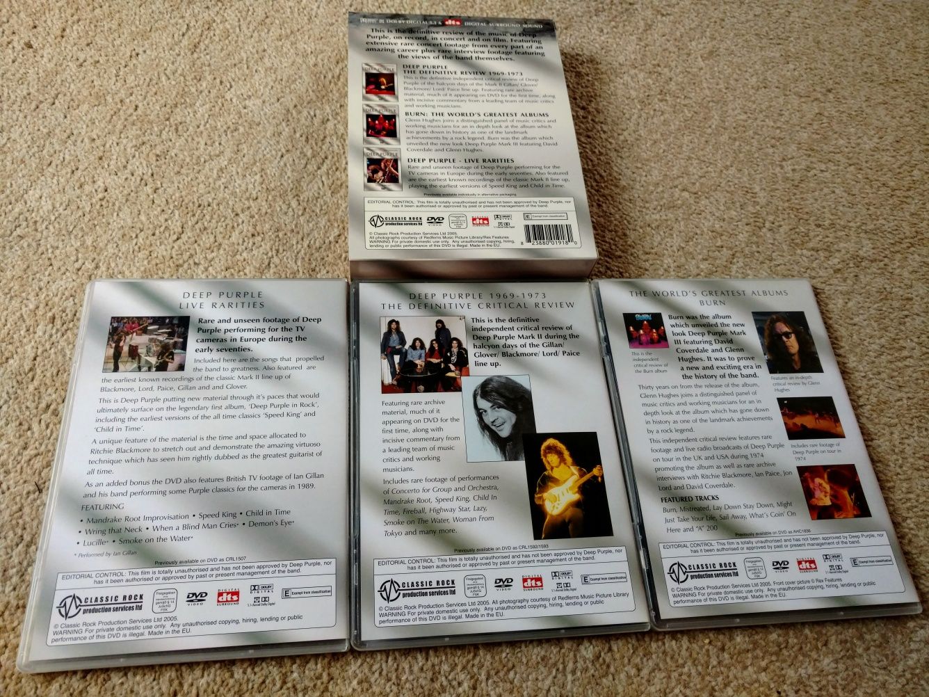 Deep Purple - The Ultimate Review - 3 x DVD - BOX, stan znakomity