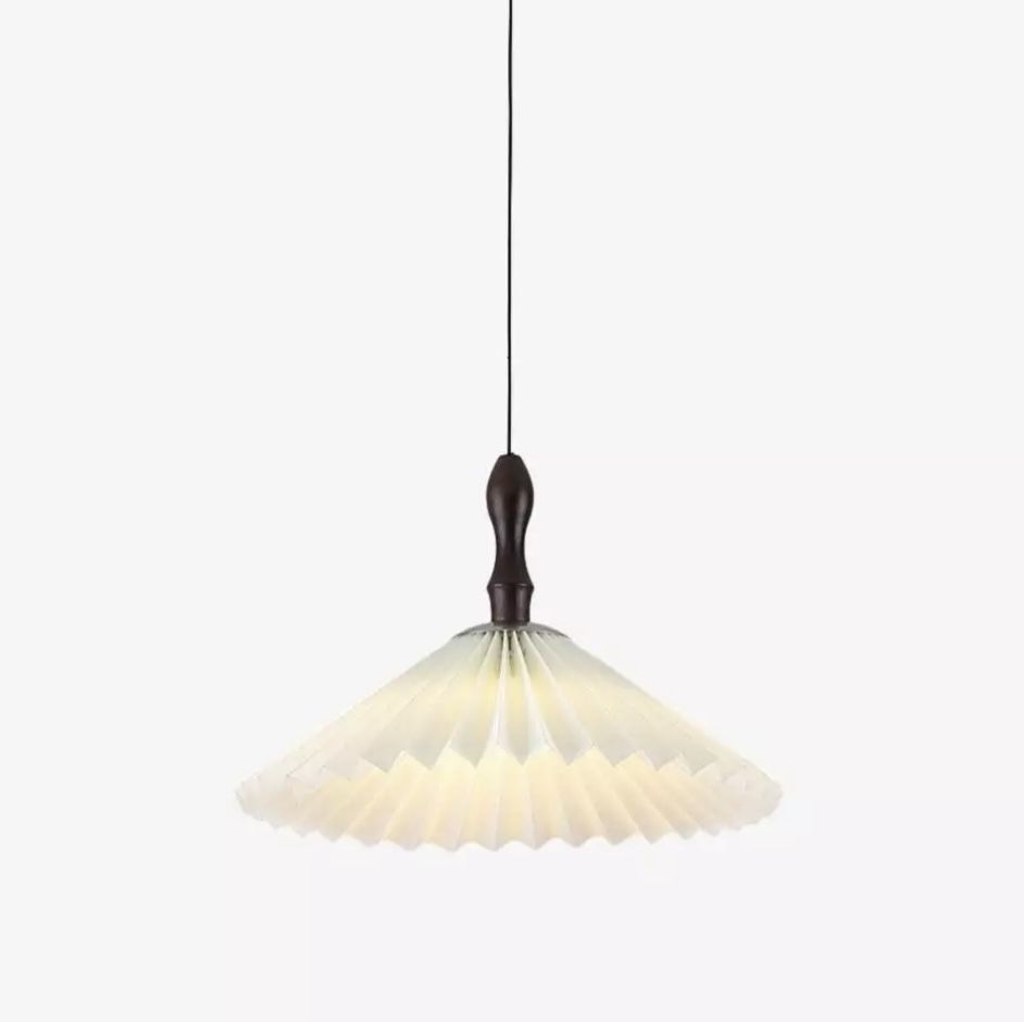 Lampa wisząca, lampy plisowana