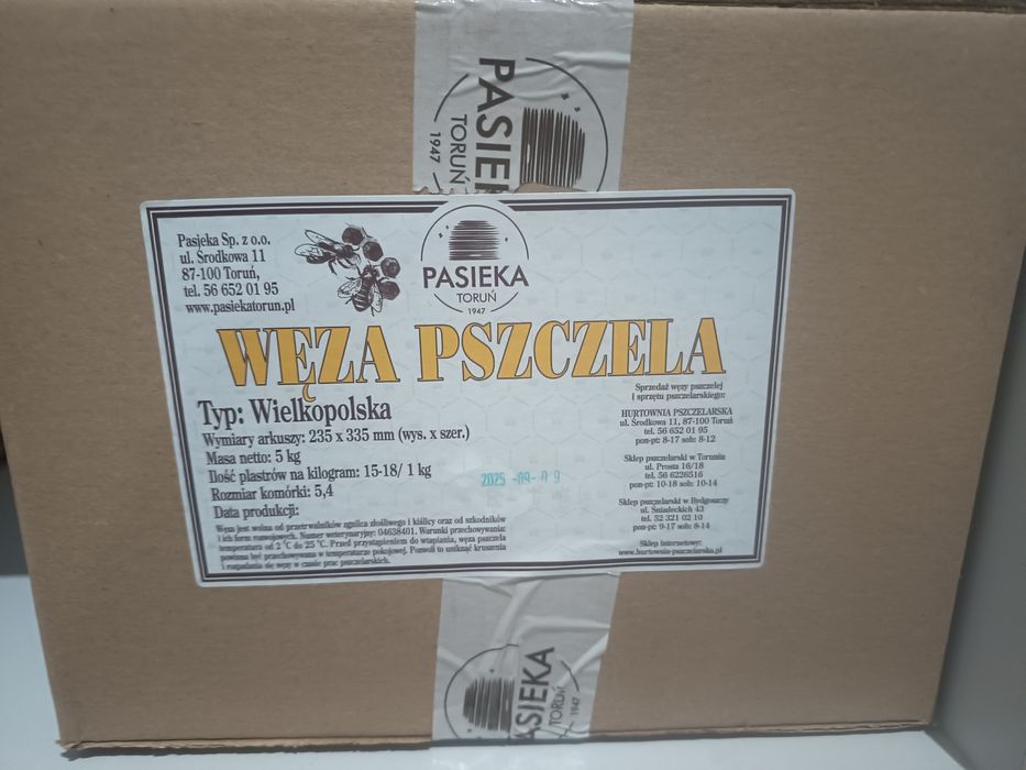 Węza pszczela. pszczoły miód pyłek pszczeli