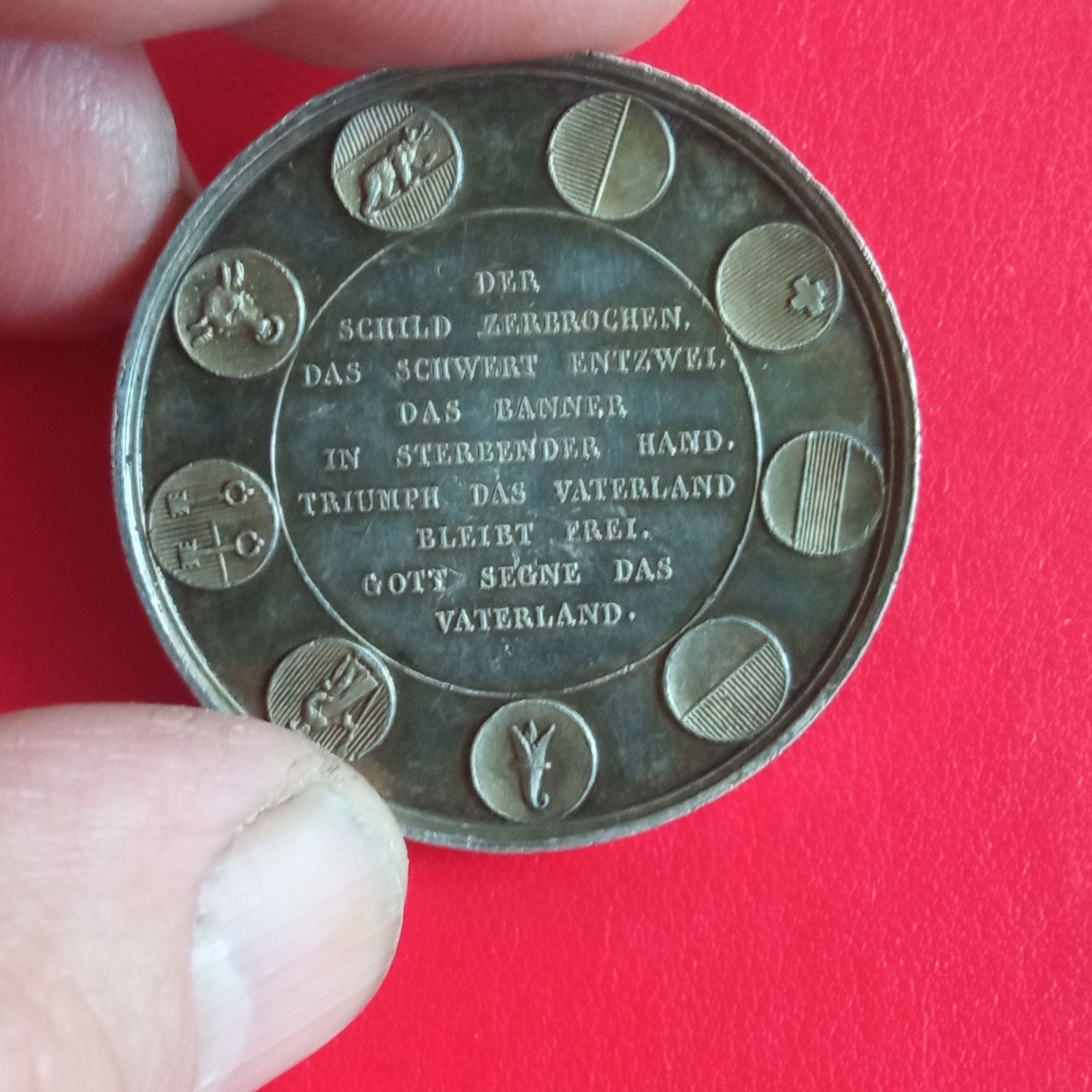 Medal Strzelecki Bazylea 1844 srebrny.