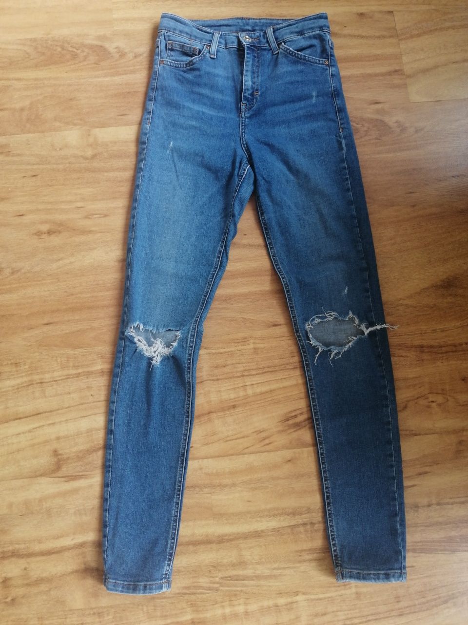 Spodnie jeansy topshop