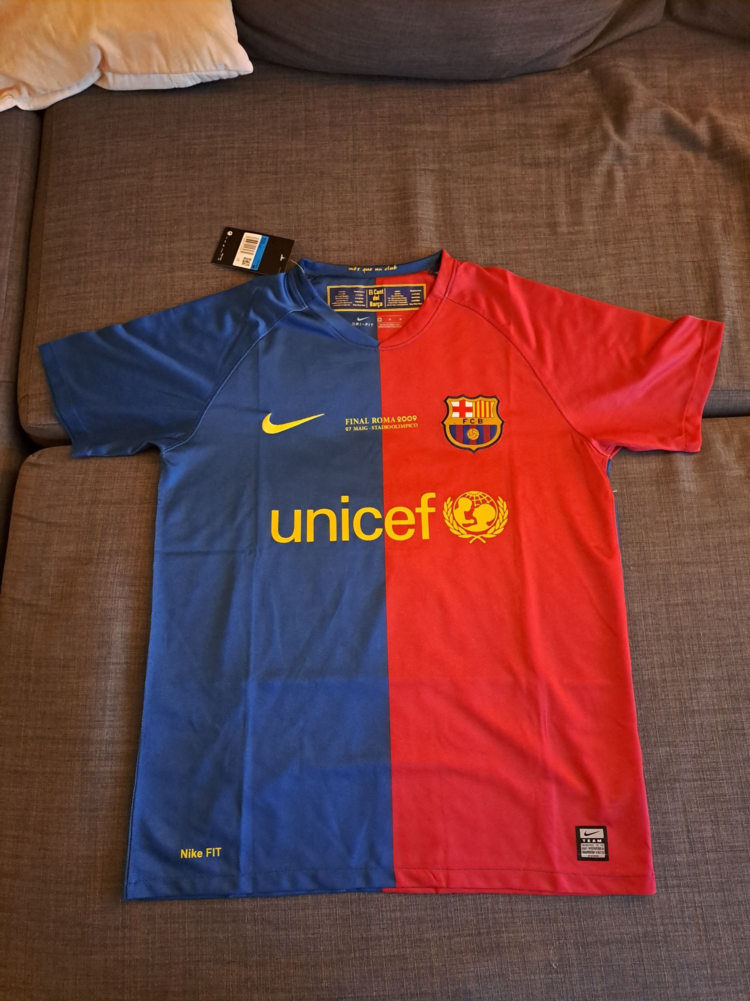 Camisola retro Barcelona A.Iniesta Final 2009 M