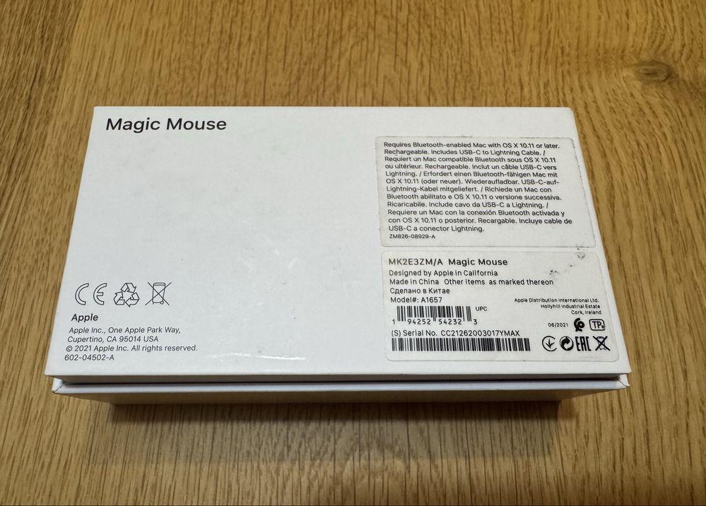 Myszka bezprzewodowa Apple Magic Mouse