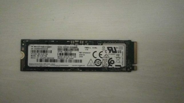 SSD NVMe 1 TB Samsung PM981a очень быстрый ССД М2 накопитель 3000/1800