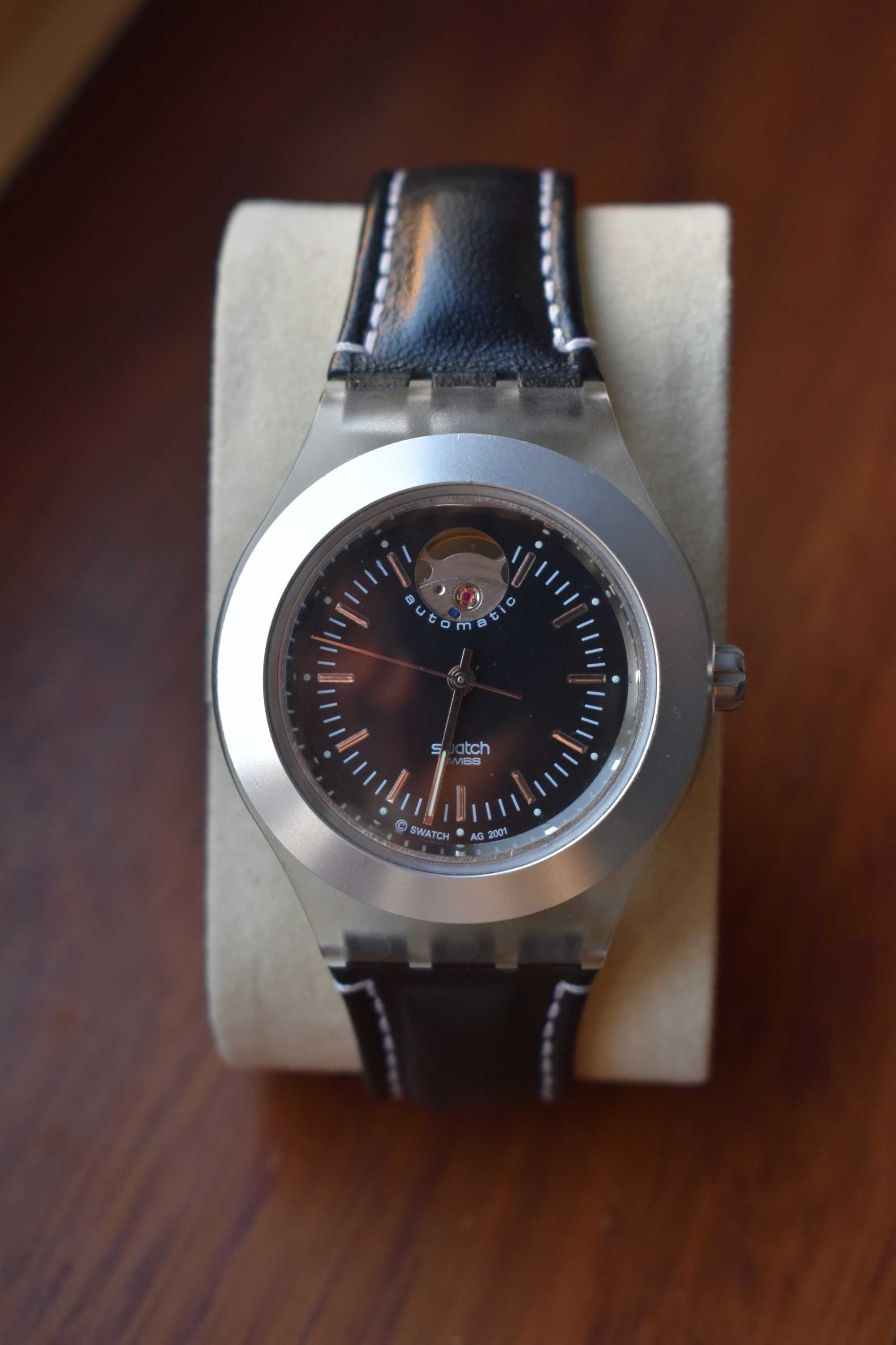 Swatch Irony Diaphane Automático – Mostrador Open Heart – Swiss Made