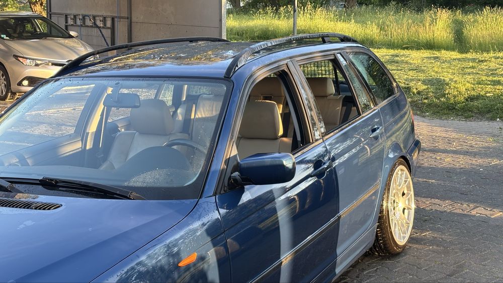 BMW E46 318i touring topasblau niski przebieg drugi właściciel w kraju