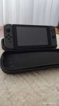 Nintendo switch + comando pro + 2 jogos + capa de transporte