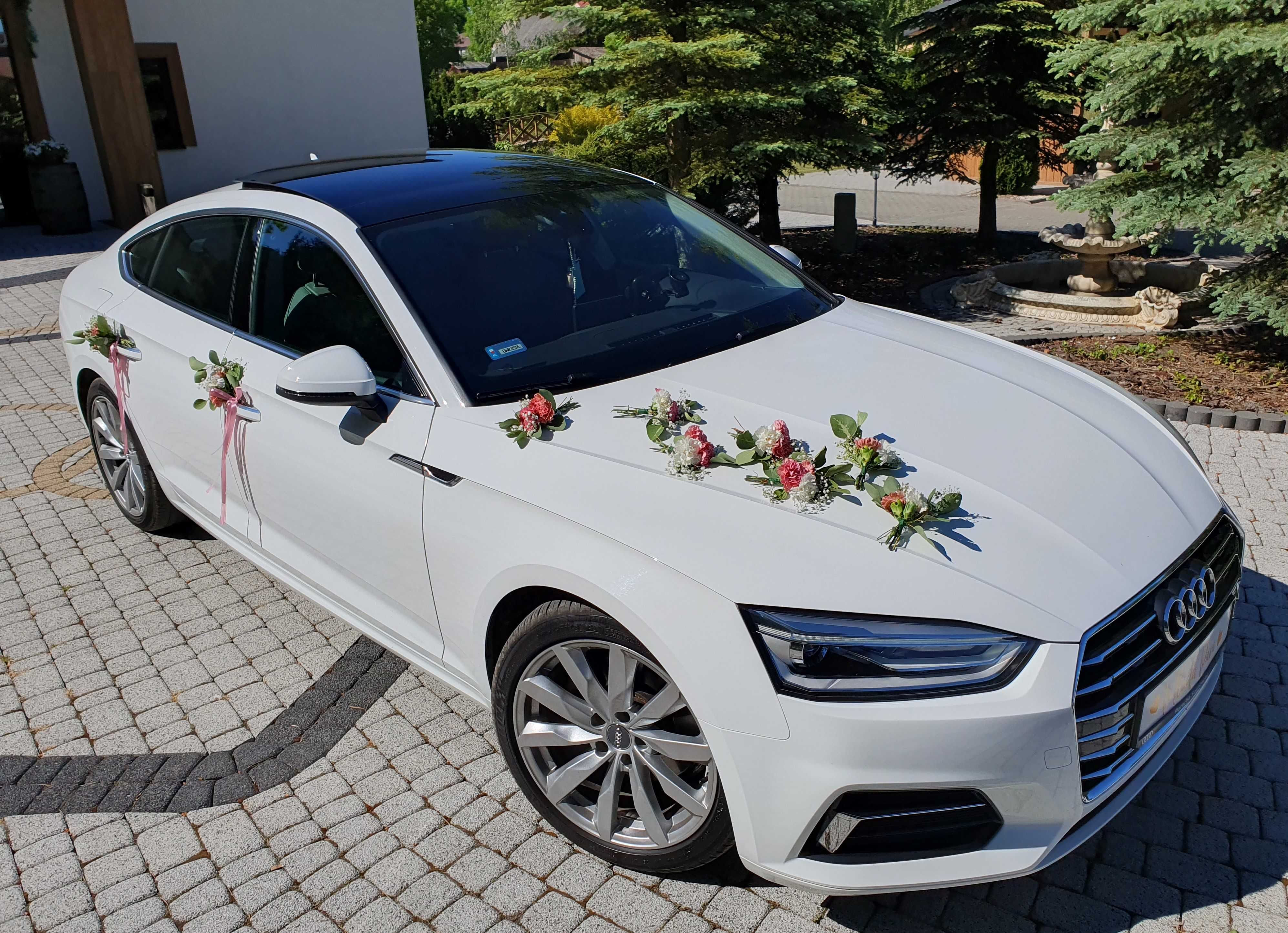 Promocja! BIAŁY Samochód Auto do Ślubu Audi A5 F5 WOLNE_TERMINY