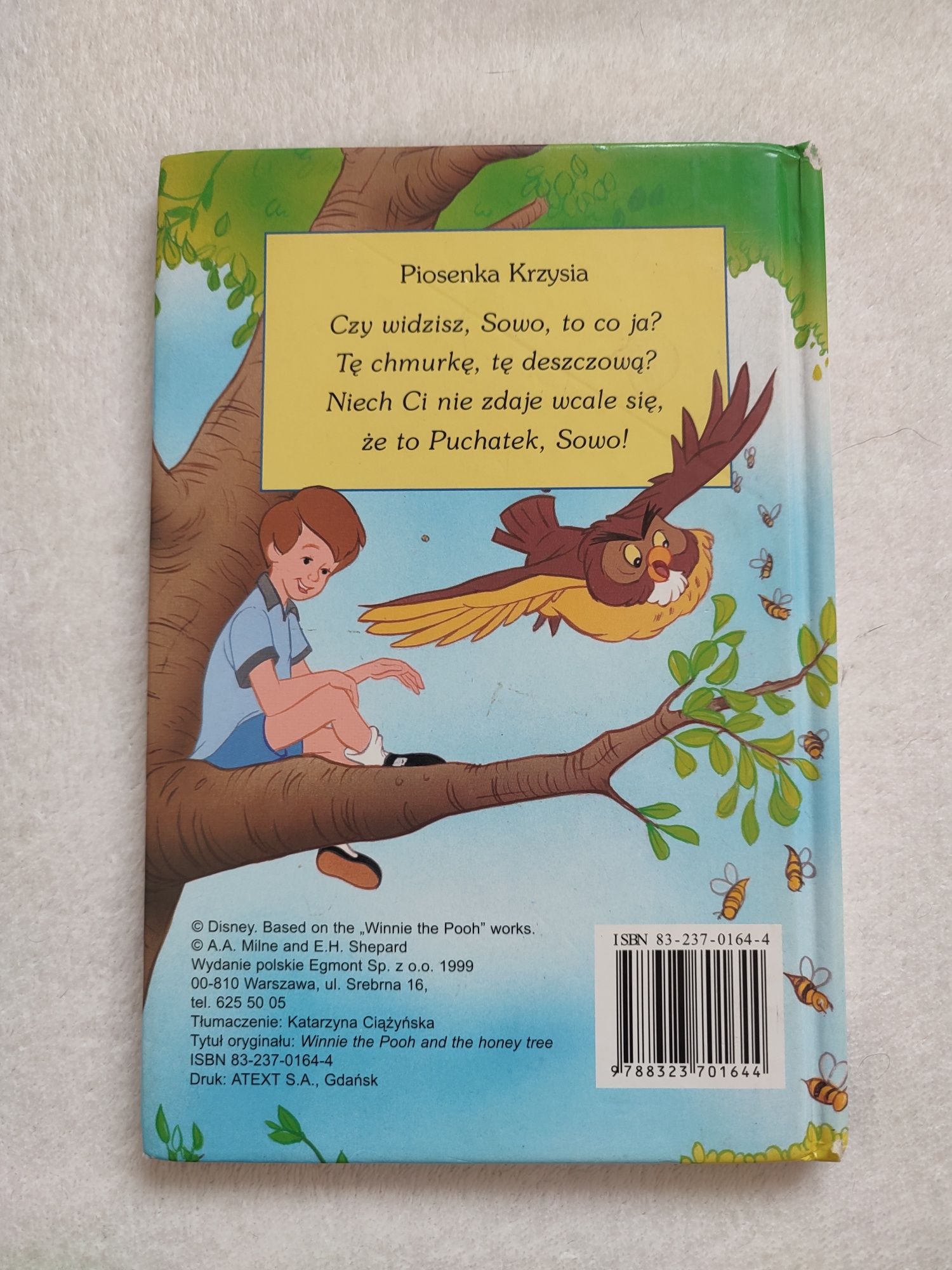 Książeczka dla dzieci "Kubuś Puchatek. Miodowe drzewo"