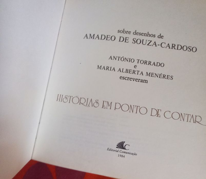 Livro com pinturas de Amadeo Souza Cardoso