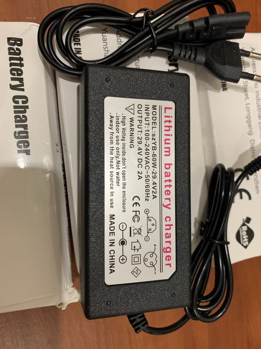 Зарядка 7s (24в)29.4v-2A li-ion smart