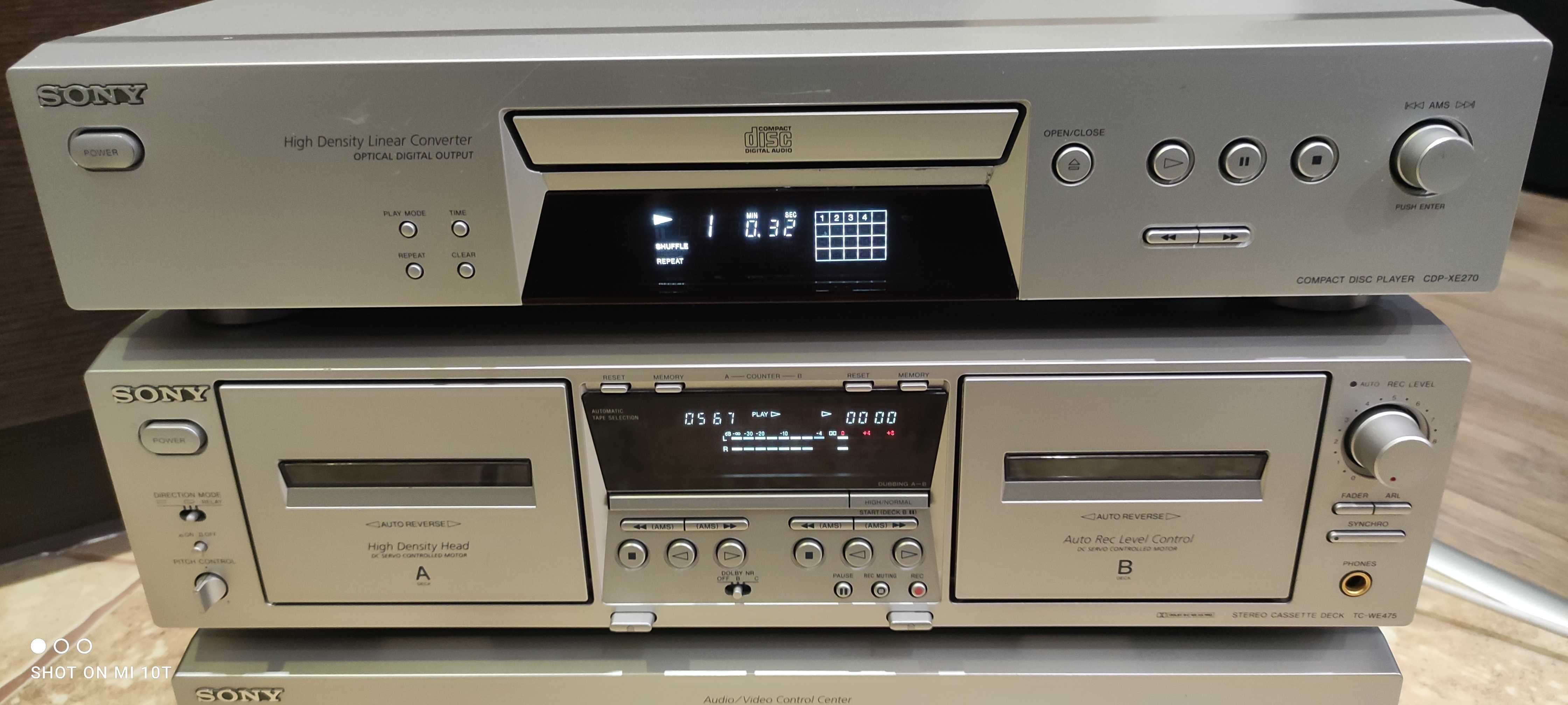 Wieża Sony amplituner 5.1  3 segmenty okablowanie stan bdb