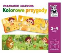 Kolorowe przygody Kapitan Nauka puzzle 2-4 lata