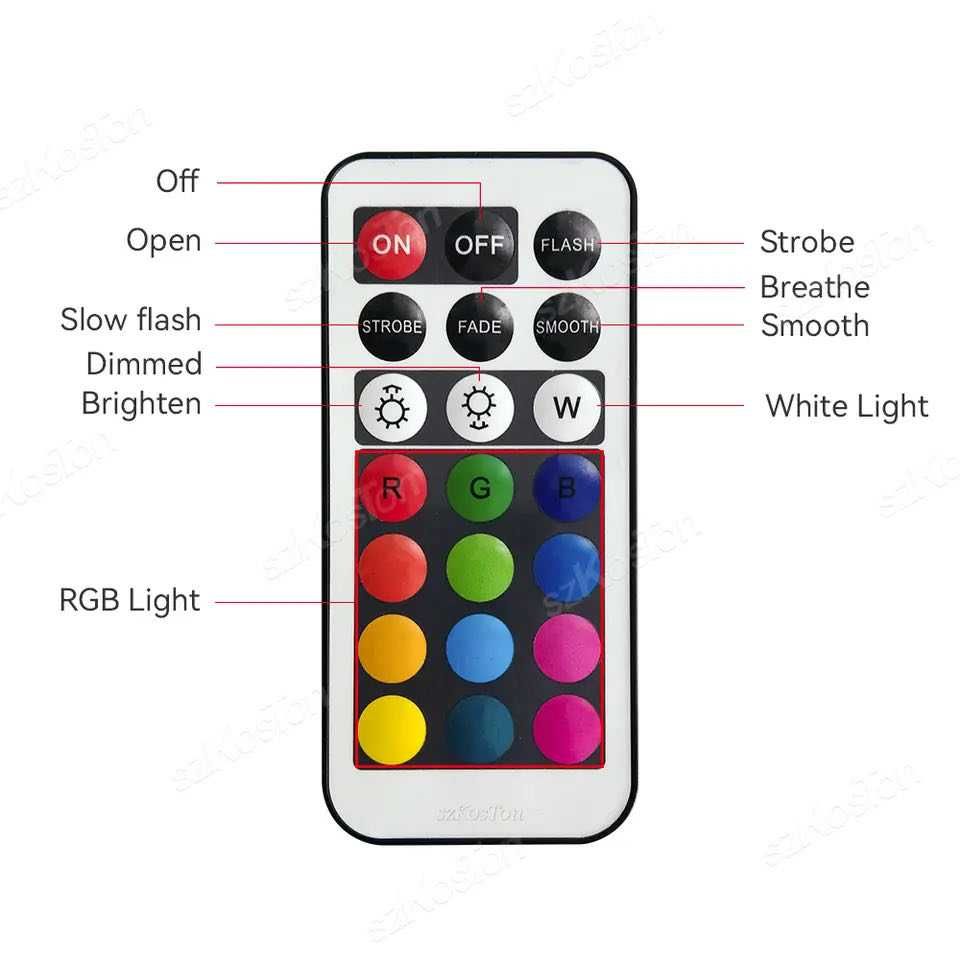 LED лампа U600 RGB для фото видео 21х13 см.