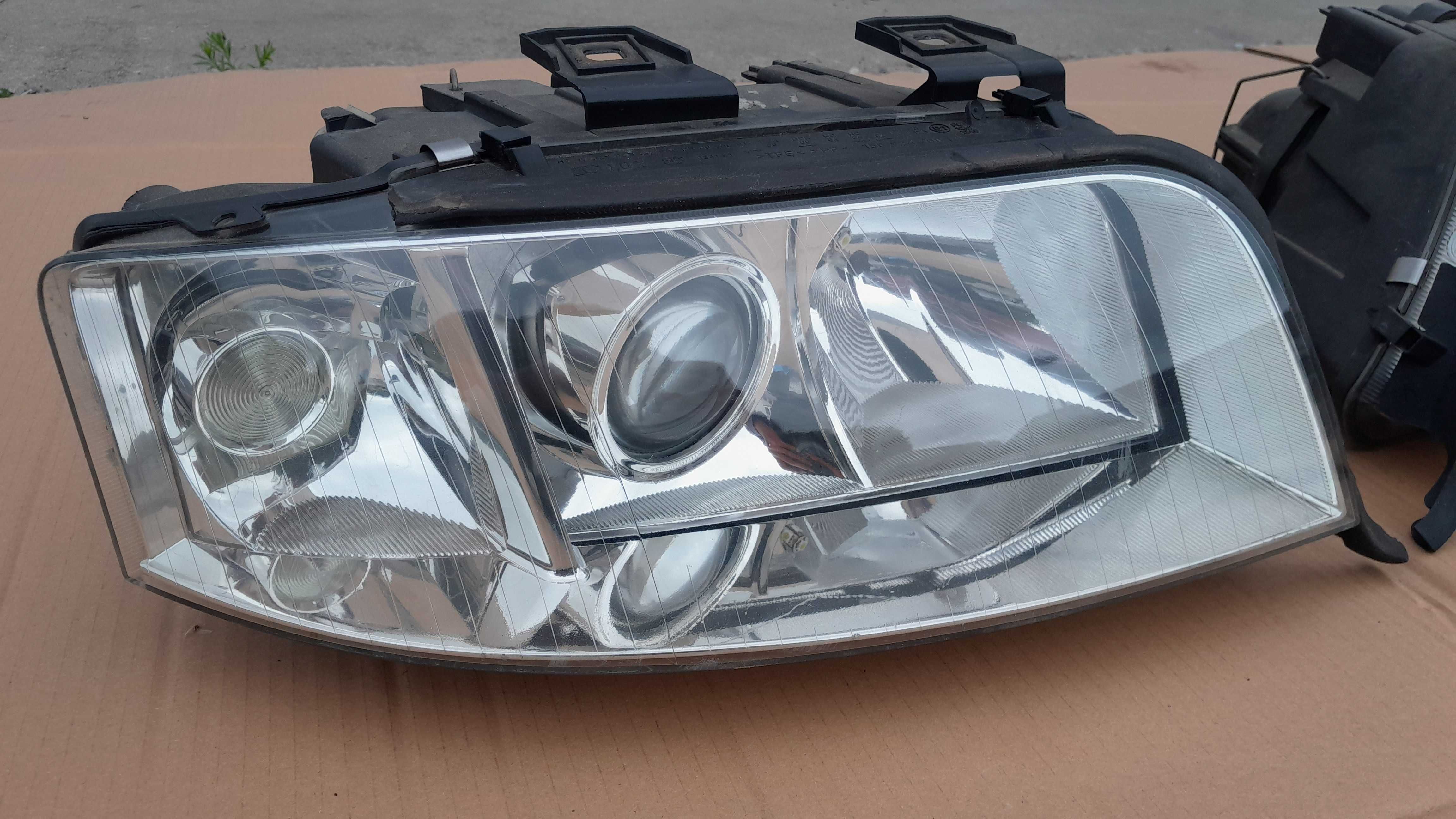 Lampy przednie reflektory przód lewa + prawa Bi-xenon AUDI A6 C5 LIFT
