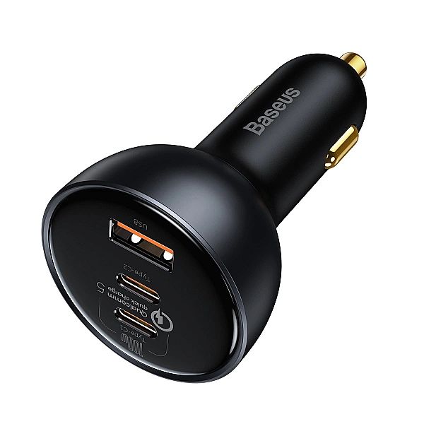 Baseus szybka ładowarka samochodowa USB / USB Typ C 160W PPS Quick Cha