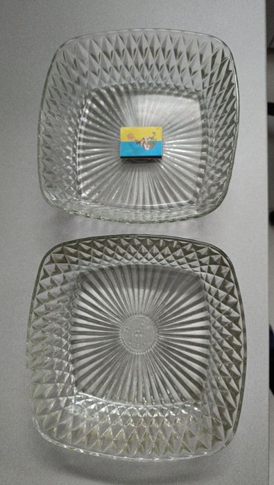 Емкость хрустальная большая ширина 250 мм