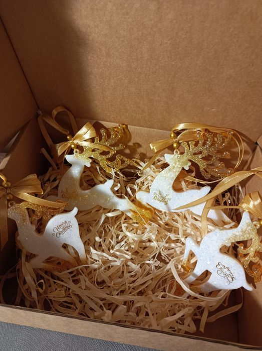 Zestaw - Zawieszki Ozdoby Bombki choinkowe Boże Narodzenie