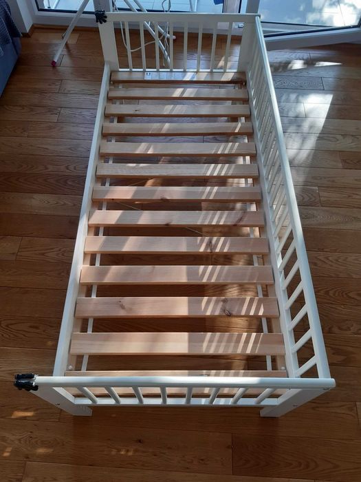 Łóżko dla dziecka 70x160 IKEA Kritter + Materac Dziecięce Transport