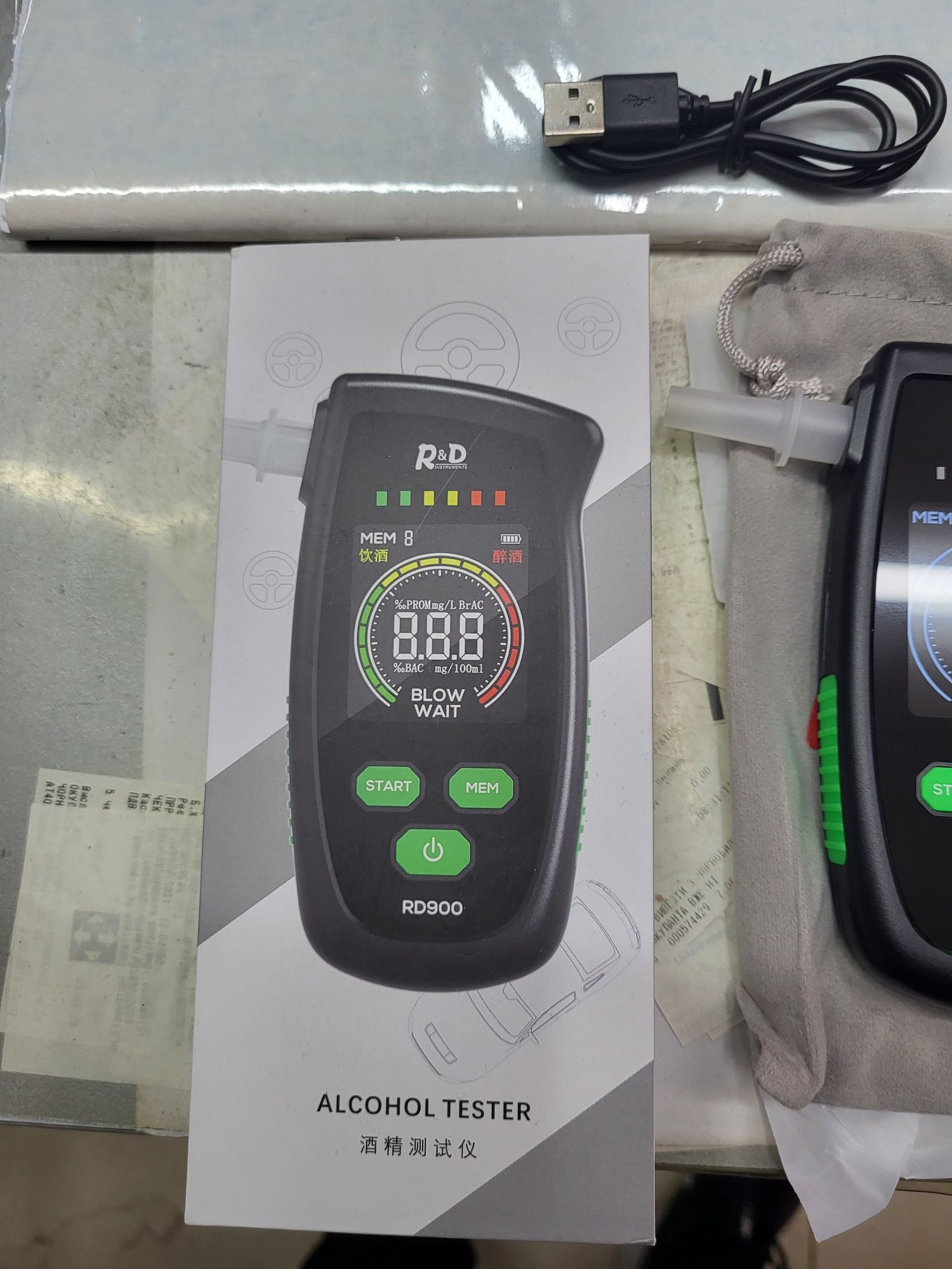 Алкотестер R&D RD900