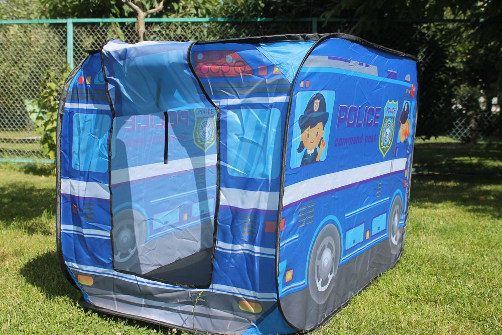 Дитячий ігровий намет "Поліцейська машина", пригоди  на природі