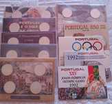 Moedas em estojo