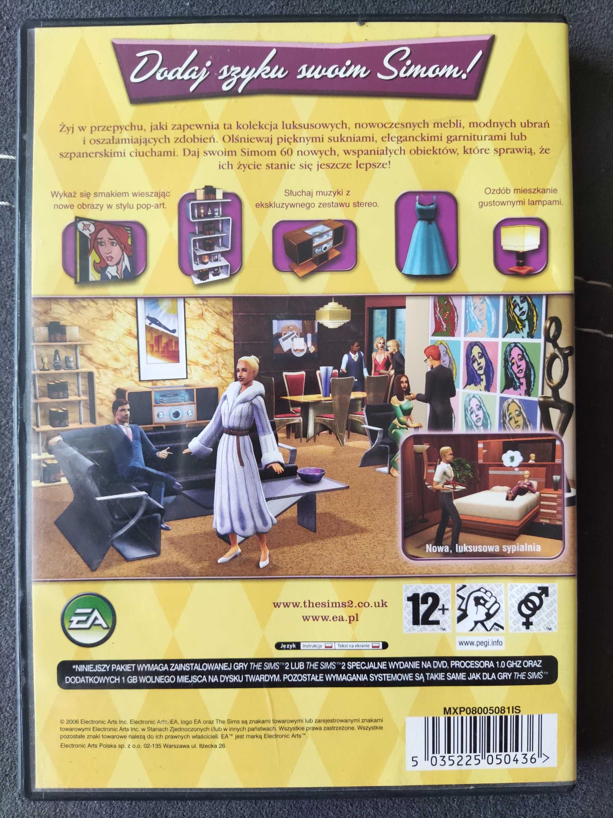 The SIMS 2: Dodatek "Zwierzaki" i akcesoria "Szyk i elegancja"