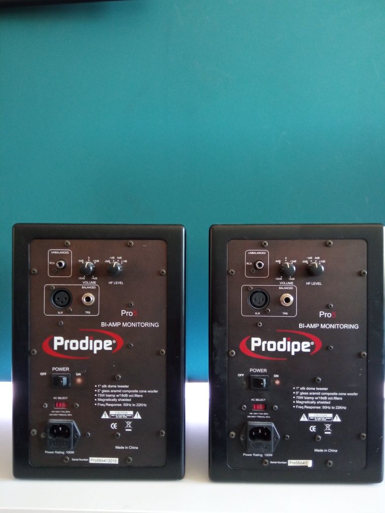 Aktywne monitory studyjne - Prodipe Pro5 v2 - głośniki, kolumny