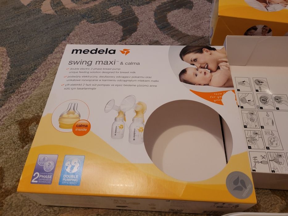 Laktator elektryczny podwójny Medela Swing Maxi.