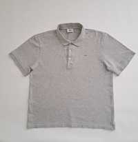 Мужское базовое серое поло футболка Lacoste S-M