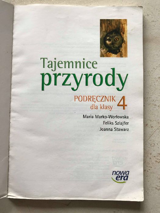 Tajemnice przyrody podręcznik dla klasy 4 Nowa Era