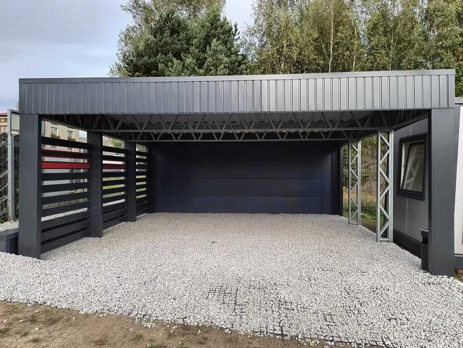 Wiata samochodowa, lekka konstrukcja, garaż, carport