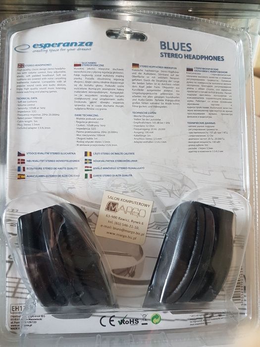 Słuchawki Esperanza Blues