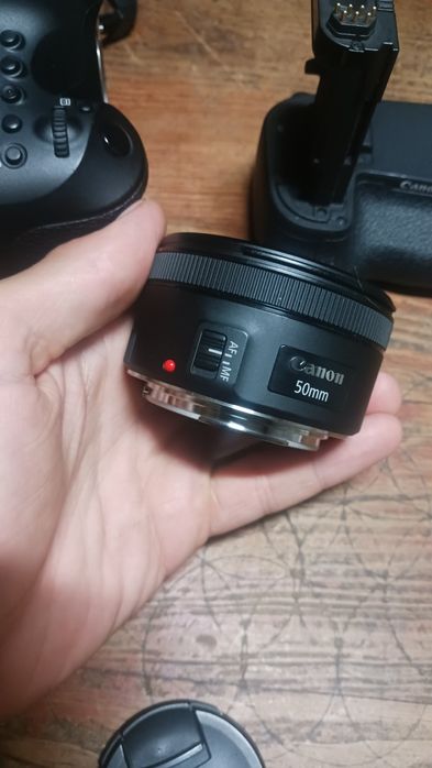 Objectiva Canon EF 50mm 1.8 Lente