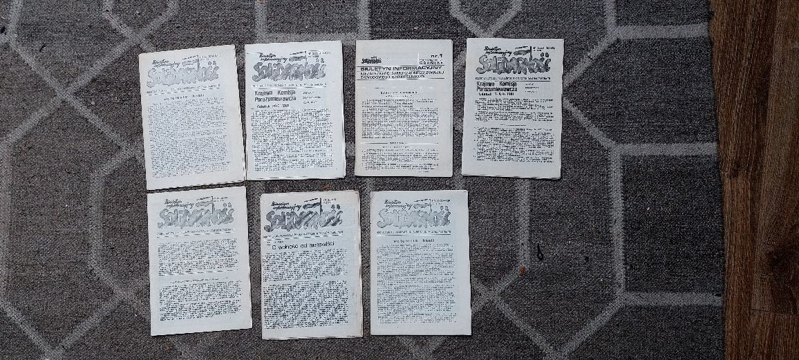 Solidarność stan wojenny 1980 / 1981 biuletyn informacyjny